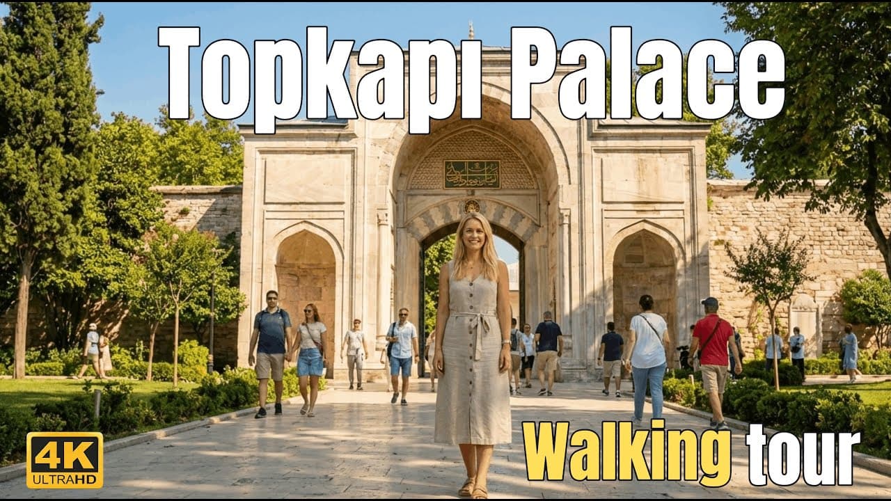Topkapi Palace, Istanbul | Walking Tour Inside the Harem & Ottoman Secrets (4K 60fps)