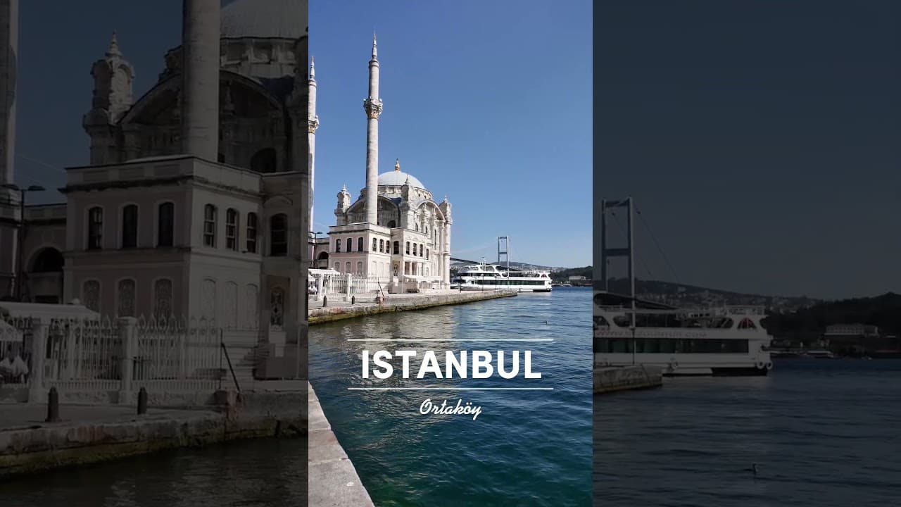 The Stunning Beauty of Ortaköy Mosque & Bosphorus Bridge | #Bosphorus #travelistanbul #Istanbul