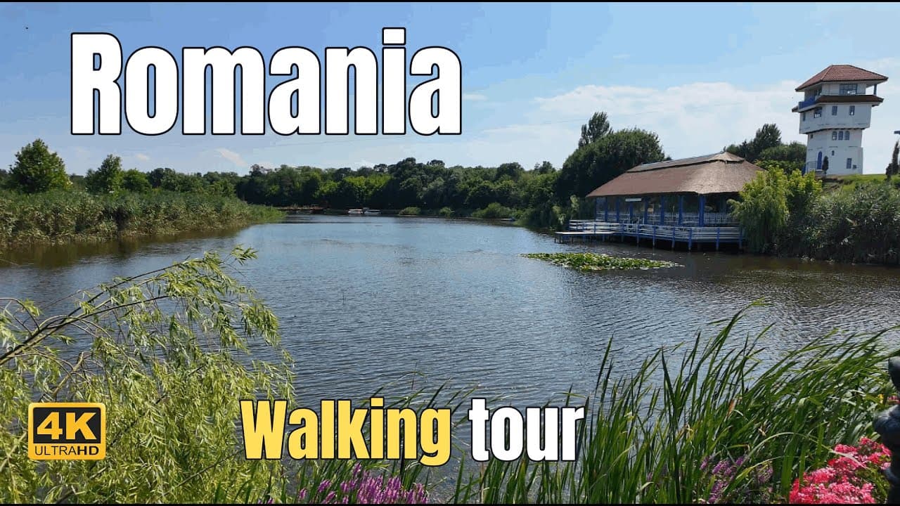 Romania Walking Tour 4K 60fps - A Scenic Nature Walk Through a Hidden Green Paradise