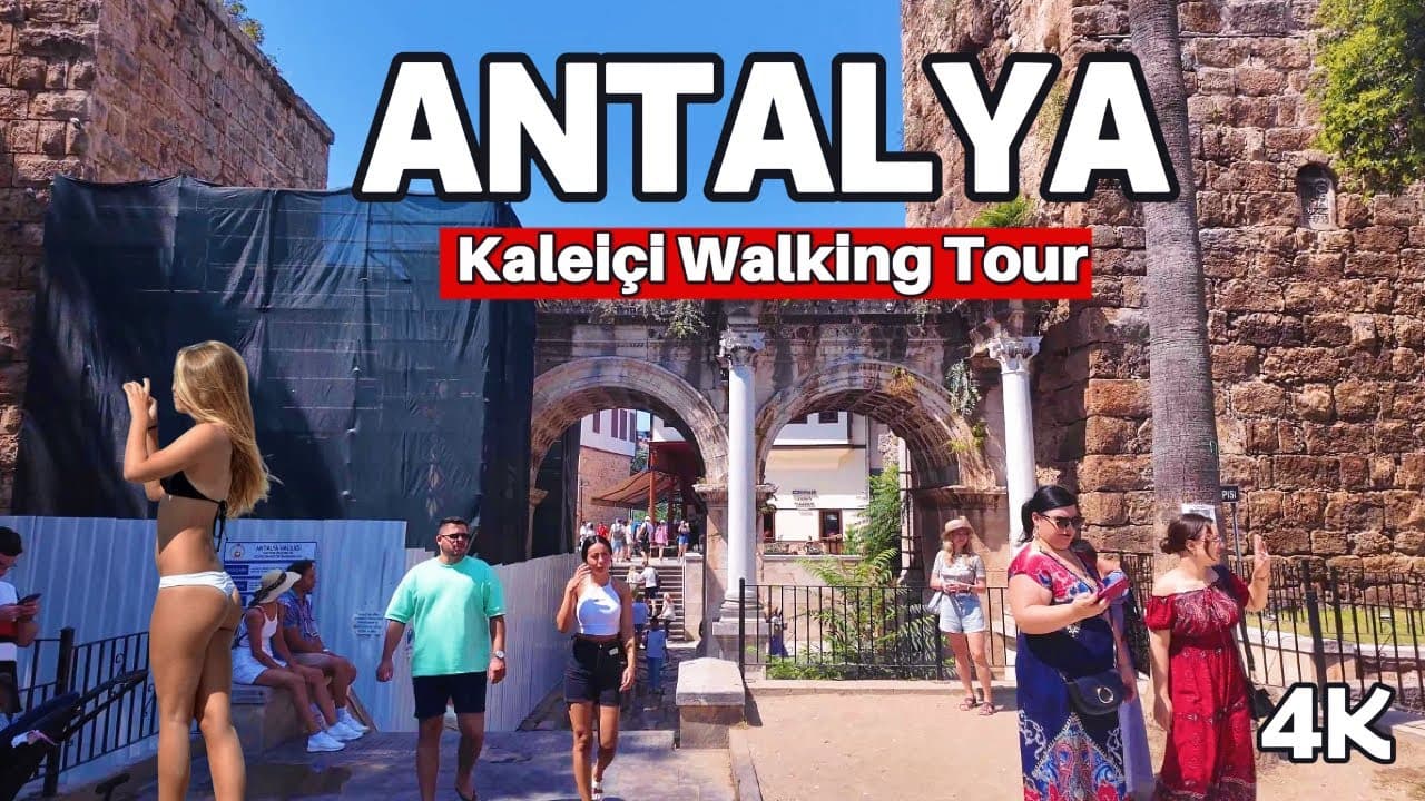 Antalya Kaleiçi Walking Tour: Experience the historic district of Turkey in immersive 4K