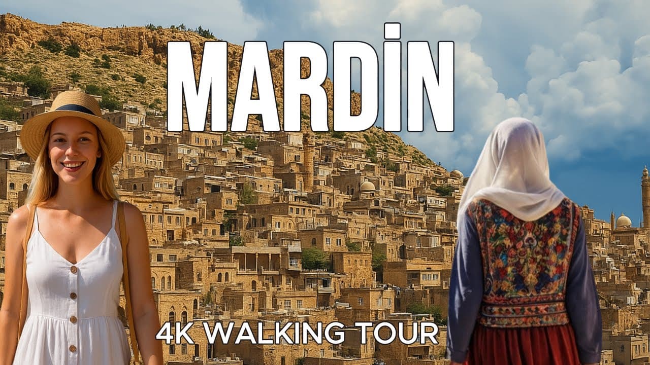 Mardin Walking Tour 4K - 4000 Years of History in Mesopotamia’s Most Beautiful City