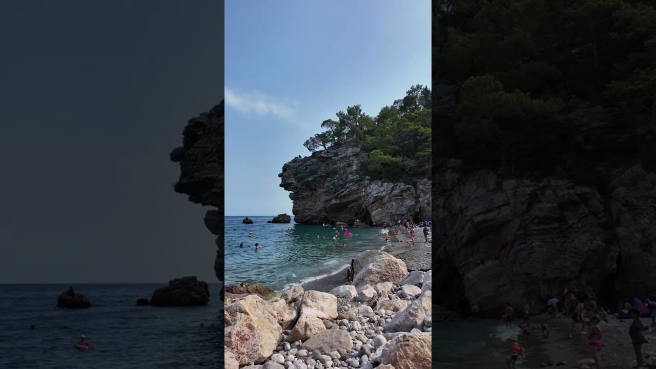Secret Cove Beach in Kemer Beldibi 🇹🇷 Hidden Gem #travel #turkeyantalya #beach