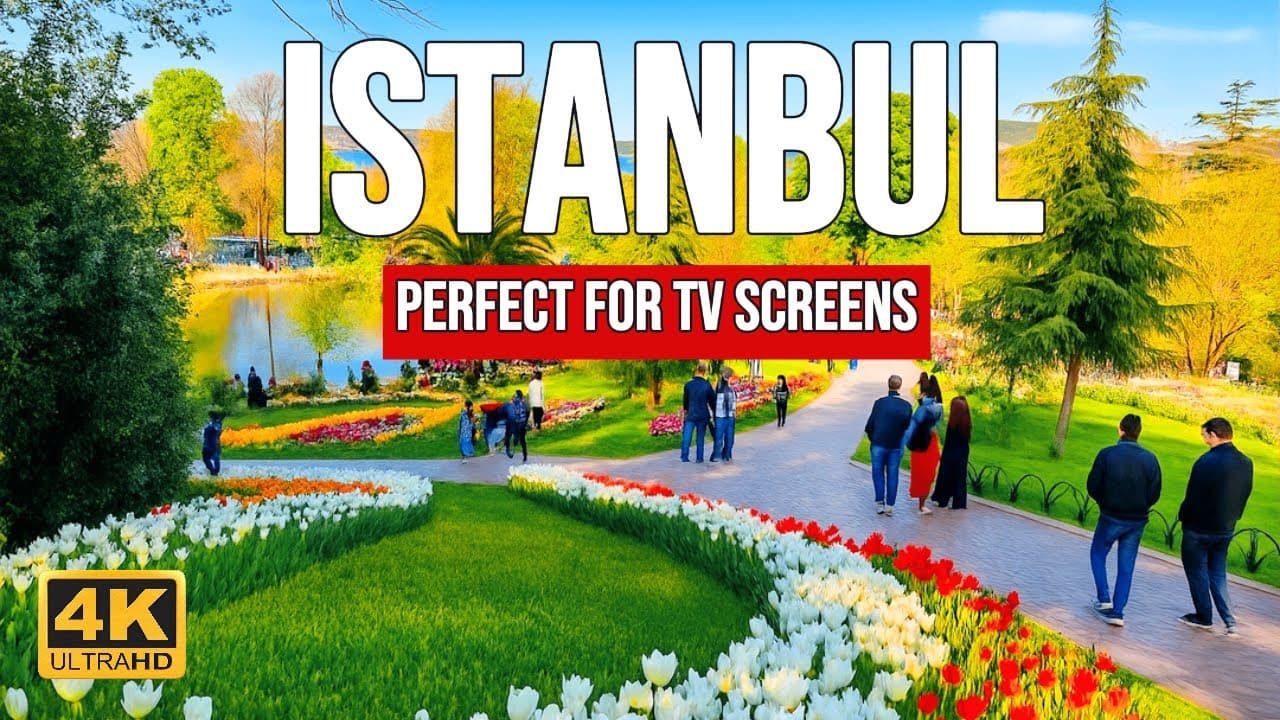 Istanbul Emirgan Park & Bosphorus Walking Tour 4K: Every Photographer's Dream (Stunning Views!)